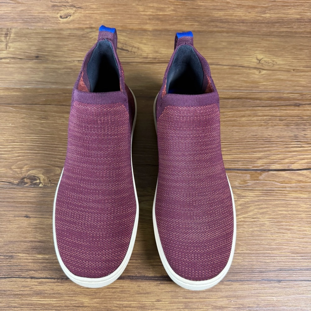 ROTHY’S The Chelsea Plum Melange‎ Sneakers Women’s Size 7.5 Slip-On Shoes - Picture 12 of 13